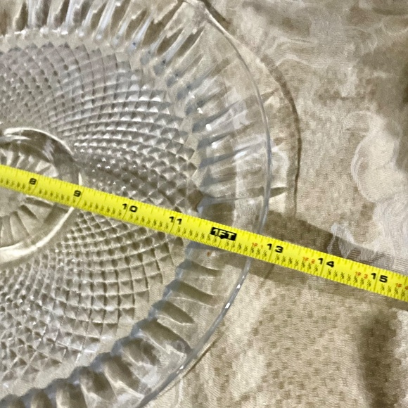 Durand Intl Vintage Arcoroc Luminar 2 pc Bowl & Plate Glass Snack Serving Set - Picture 6 of 7